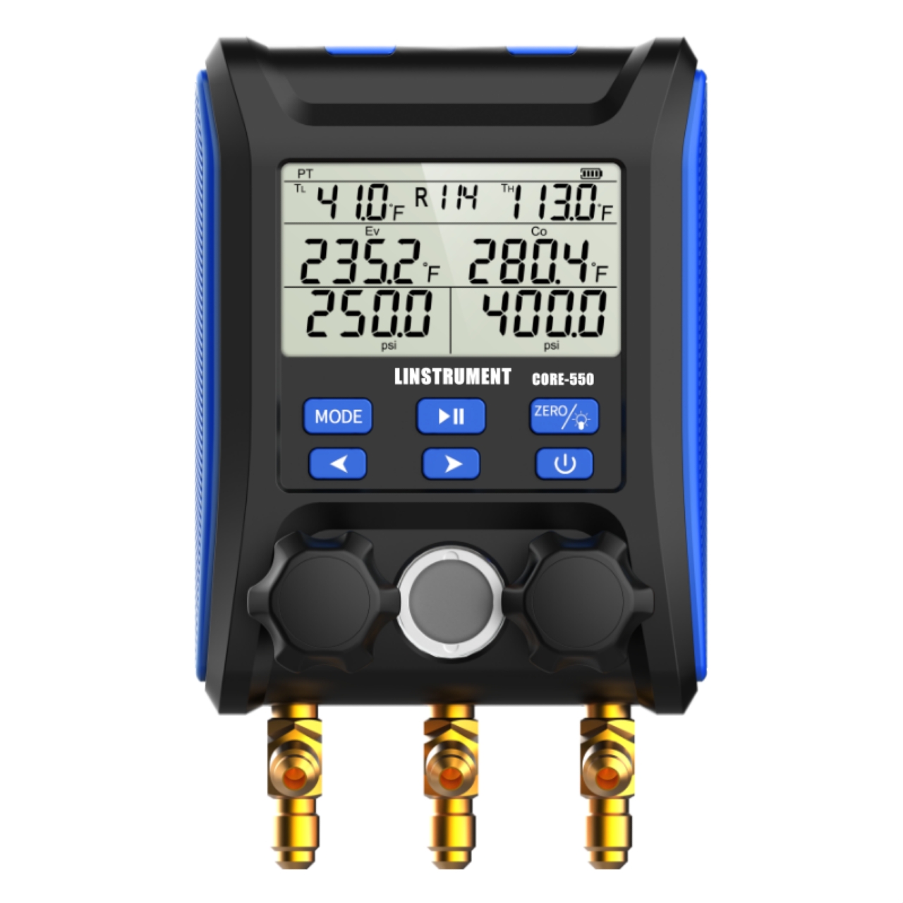  Manifold analyseur digital 2 voies + sondes de températures, multigaz - 400x400px